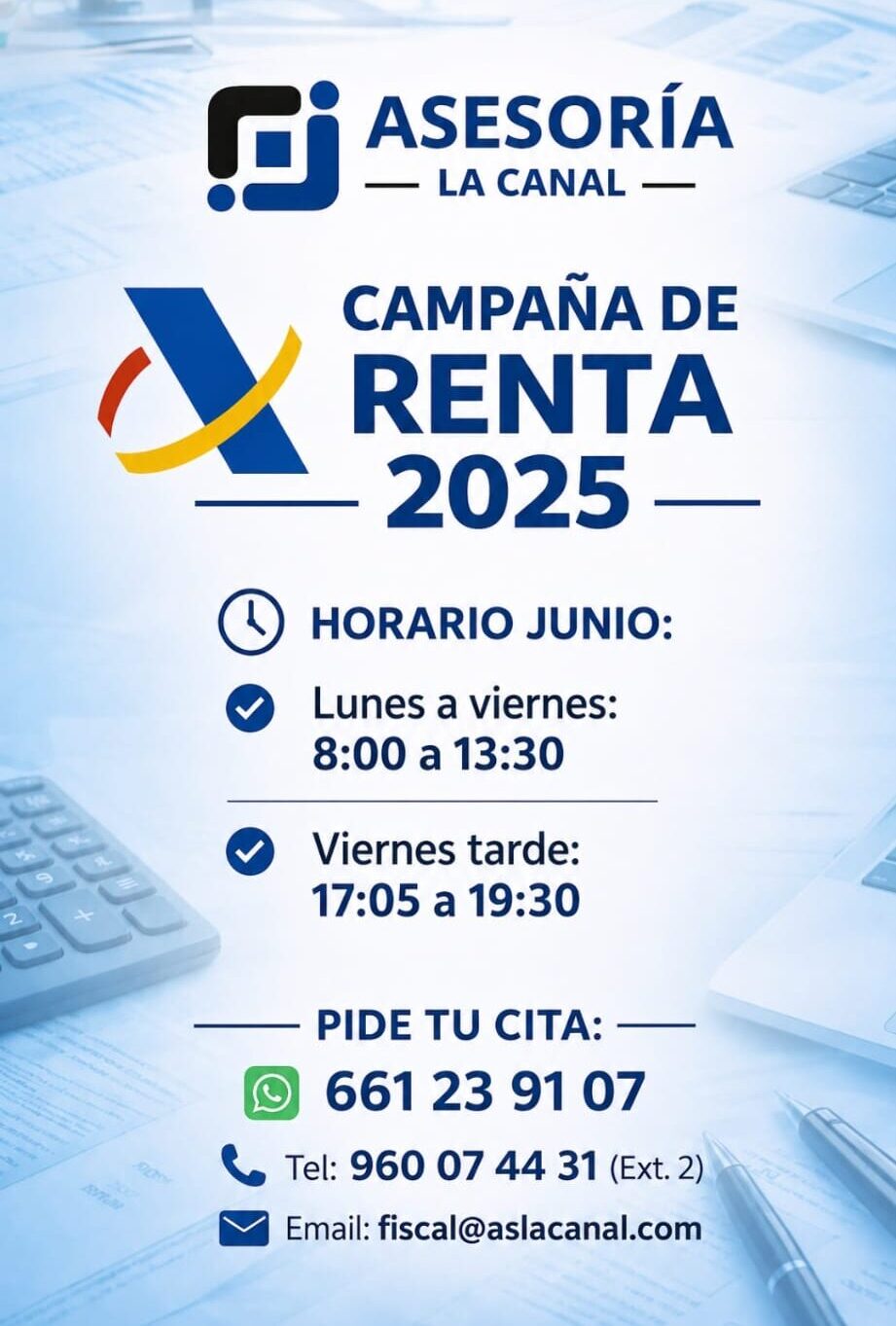 Aslacanal Campa&ntilde;a Renta 2026